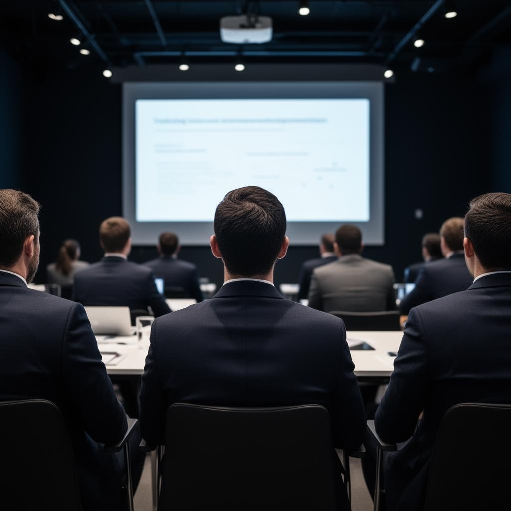 Halal training session in progress